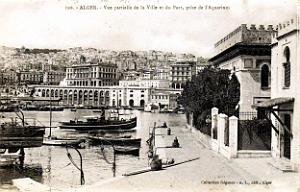 Alger - Ville et Port - Pris de l'Aquarium